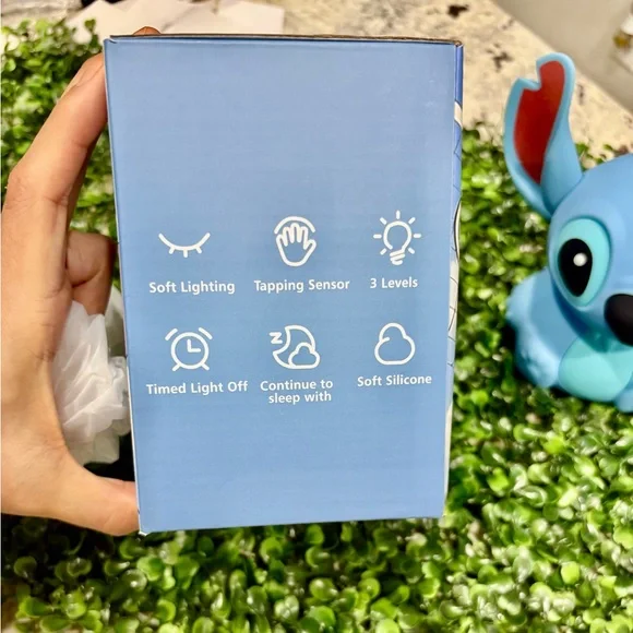 Stitch Night Light for Kids - Blue - Picture 4 of 4